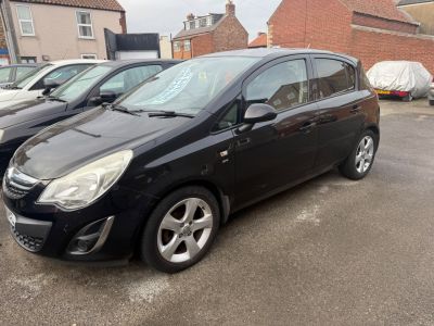 Vauxhall Corsa 1.2 CORSA SXI Hatchback Petrol Black at Charger Gold Malton